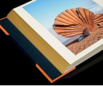 Blue with Tan Spine / Tan Corners Self Adhesive Photo Album - Overall Page Size: 315 x 325mm, 12 1/4" x 12 3/4"