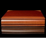 Self Adhesive Photo Album - Burgundy with Tan Spine / Tan Corners - Overall Page Size: 315 x 325mm, 12 1/4" x 12 3/4"