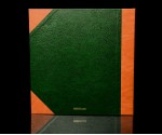 Self Adhesive Photo Album - Green with Tan Spine / Tan Corners - Overall Page Size: 315 x 325mm, 12 1/4" x 12 3/4"