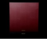 Burgundy Leather Self Adhesive Photo Album - Overall Page Size: 315 x 325mm, 12 1/4" x 12 3/4"