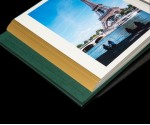 Leather Self Adhesive Photo Album - Green - Overall Page Size: 315 x 325mm, 12 1/4" x 12 3/4"