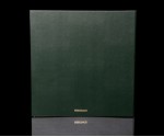 Leather Self Adhesive Photo Album - Green - Overall Page Size: 315 x 325mm, 12 1/4" x 12 3/4"