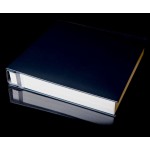 Navy Blue Leather Self Adhesive Photo Album - Overall Page Size: 315 x 325mm, 12 1/4" x 12 3/4"