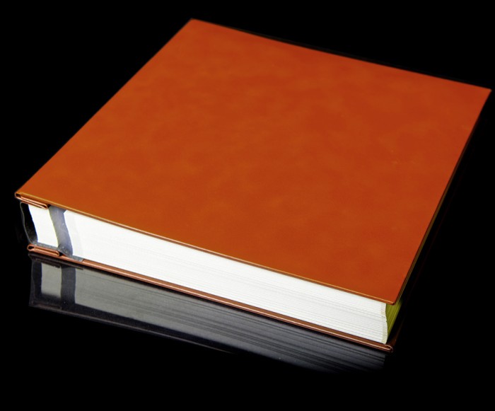 Leather Self Adhesive Photo Album - Sienna - Overall Page Size: 315 x 325mm, 12 1/4" x 12 3/4"