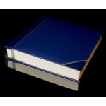 Self Adhesive Photo Album - Blue Two-Tone Cover - Overall Page Size: 315 x 325mm, 12 1/4" x 12 3/4"