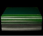 Self Adhesive Photo Album - Green Two-Tone Cover - Overall Page Size: 315 x 325mm, 12 1/4" x 12 3/4"