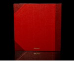 Self Adhesive Photo Album - Red Two-Tone Cover - Overall Page Size: 315 x 325mm, 12 1/4" x 12 3/4"