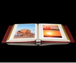 Self Adhesive Photo Album - Red Two-Tone Cover - Overall Page Size: 315 x 325mm, 12 1/4" x 12 3/4"