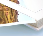 Pure White Slip In Wedding Photo Album for 30 / 40 / 50 or 60 - 8" x 6" - Landscape Photos