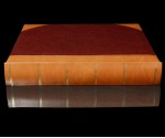 Traditional Photo Album - English Library Tan Spine/Corners - Classic Three - Page Size 13 3/4" x 13 3/4"
