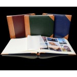 Traditional Photo Album - English Library Tan Spine/Corners - Classic Four - Page Size: 16 1/2" x 13 3/4"