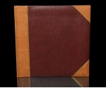 Traditional Photo Album - English Library Tan Spine/Corners - Classic Two - Page Size 12 1/2" x 12 1/4"