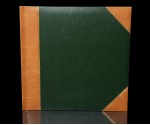 Traditional Photo Album - English Library Tan Spine/Corners - Classic Two - Page Size 12 1/2" x 12 1/4"