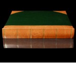 Traditional Photo Album - English Library Tan Spine/Corners - Classic Two - Page Size 12 1/2" x 12 1/4"
