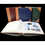 Traditional Photo Album - English Library Tan Spine/Corners - Classic Two - Page Size 12 1/2" x 12 1/4"