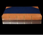 Traditional Photo Album - English Library Tan Spine/Corners - Classic One - Page Size: 8 1/2" x 11 3/4"