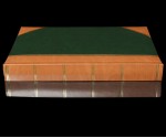 Traditional Photo Album - English Library Tan Spine/Corners - Classic One - Page Size: 8 1/2" x 11 3/4"