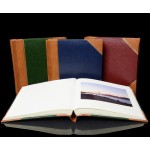 Traditional Photo Album - English Library Tan Spine/Corners - Studio 80 - Page Size 9" x 8 3/4"