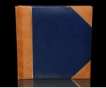 Traditional Photo Album - English Library Tan Spine/Corners - Studio 80 - Page Size 9" x 8 3/4"