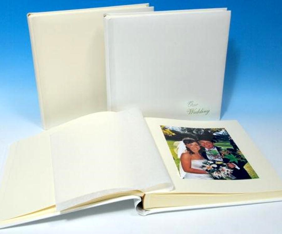 luxury leather wedding album in ivory white cream classic wedding albums