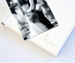 Leather Wedding Photo Album - Classic 80 - Ivory White or Cream - Page Size 9" x 8 3/4"