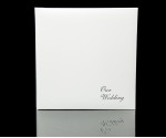 Ivory White Leather Self-Adhesive Wedding Photo Album