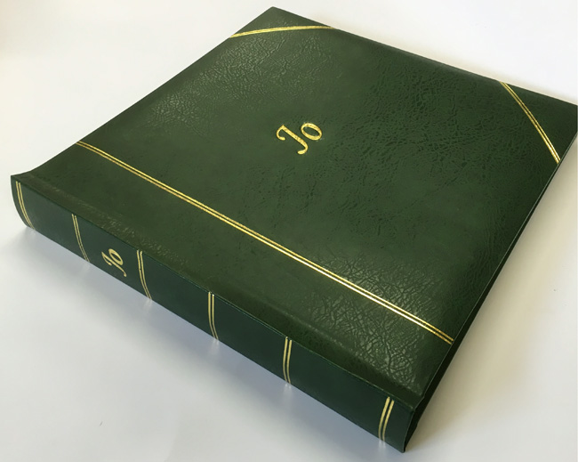 personalised leather photo album